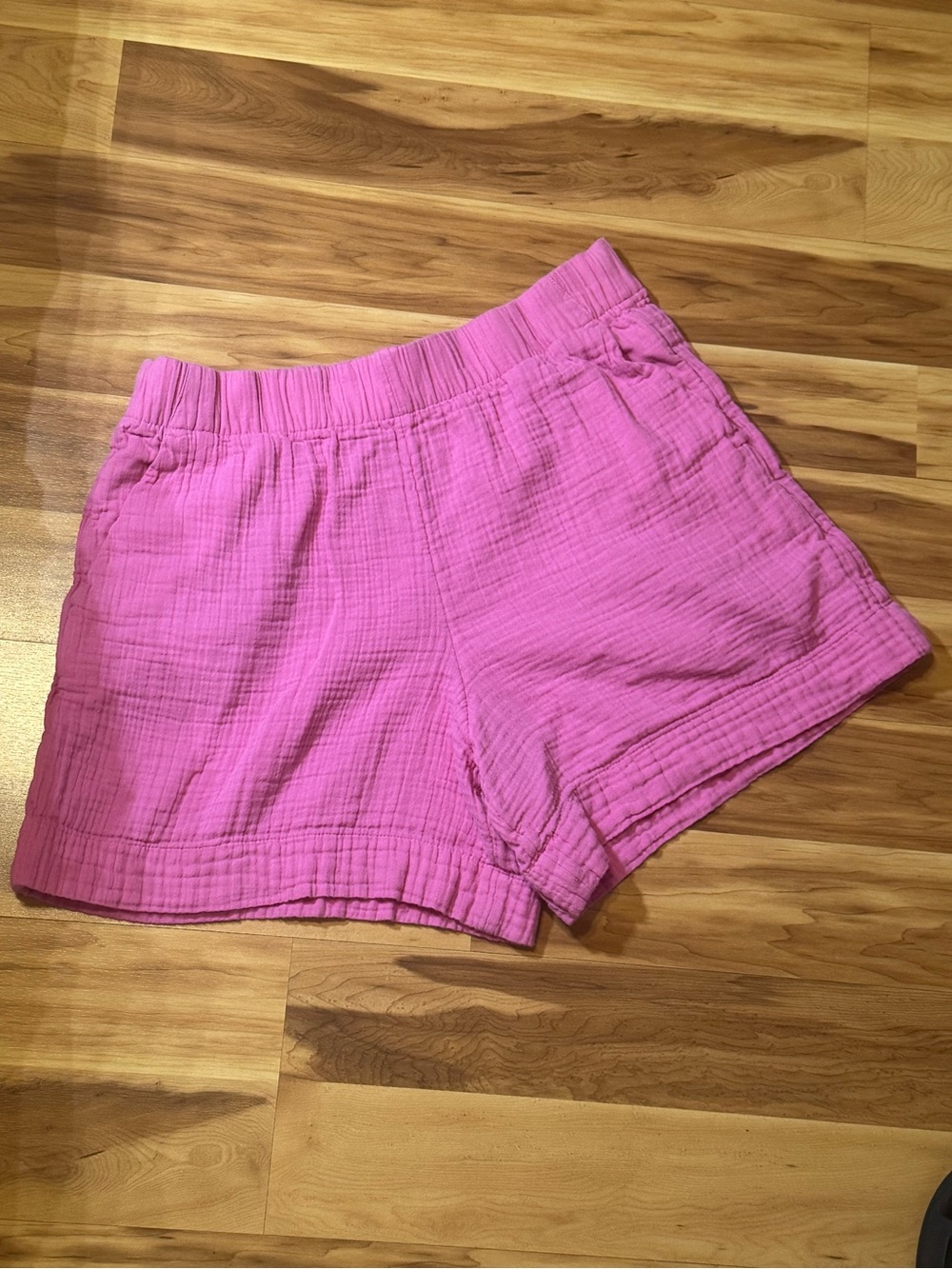 Gap | Pink Cotton Gauze Elastic-Waist Shorts